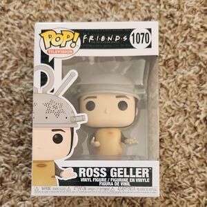 🏷️Funko Pop Friends Ross Geller with Colander Hat